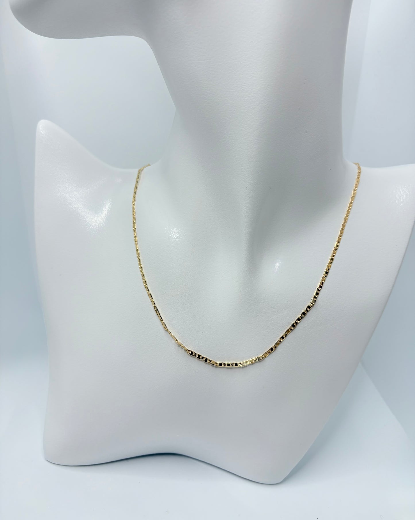 18k Gold Marine Chain Necklace