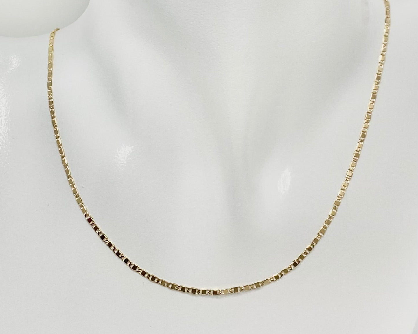 18K Gold Dipped Marine Chain Necklace