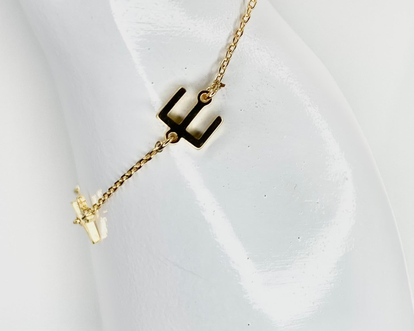 LOVE Letter Station Gold Dipped Anklet