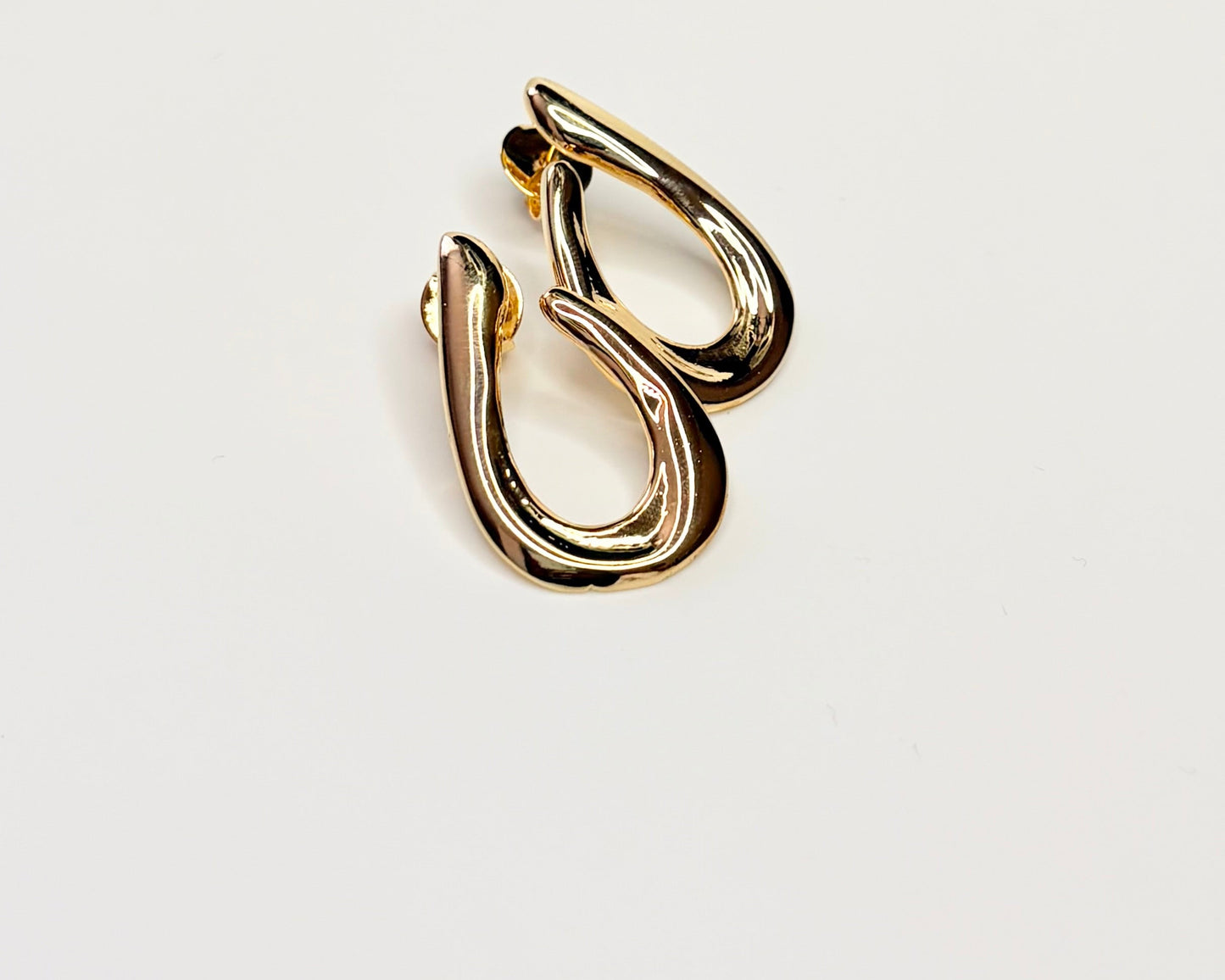 18K Gold Filled Drop Stud