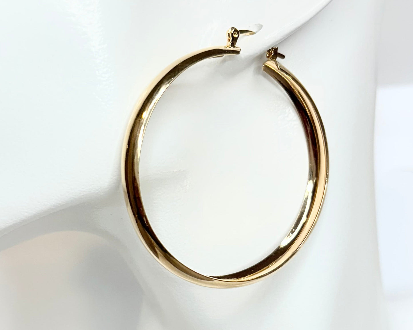 18K Gold Filled Basic Hoop Earrings