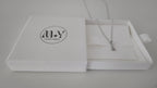 Eiffel Tower Pave Pendant Short Chain Necklace
