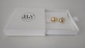 18k Gold Rhombus Stud Earrings