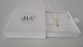 Eiffel Tower Pave Pendant Short Chain Necklace