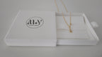 Eiffel Tower Pave Pendant Short Chain Necklace