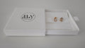 18k Gold Pave Knot Stud Earrings