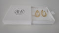 18K Gold Filled Drop Stud