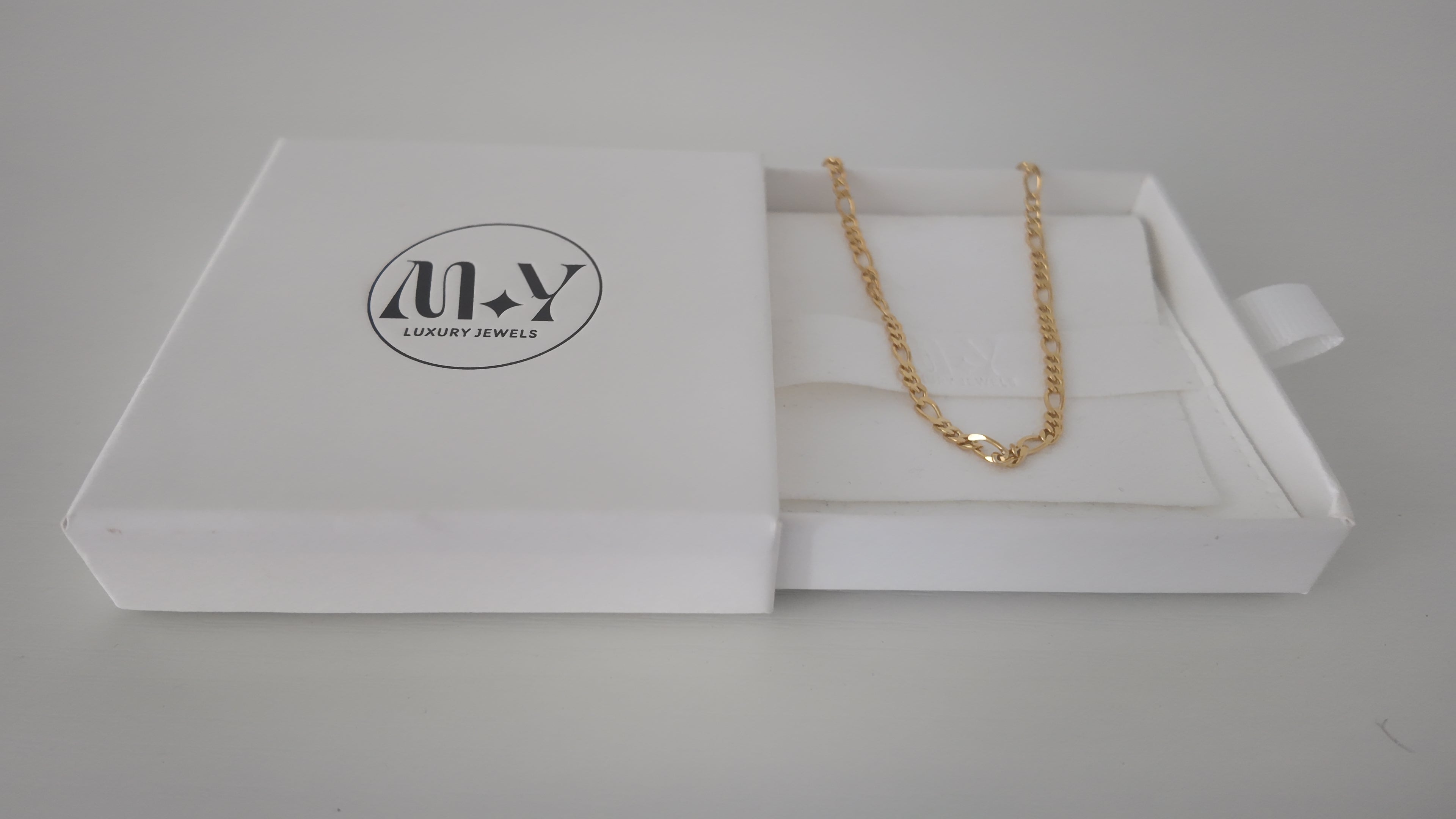 18K Gold Filled Figaro Chain Anklet