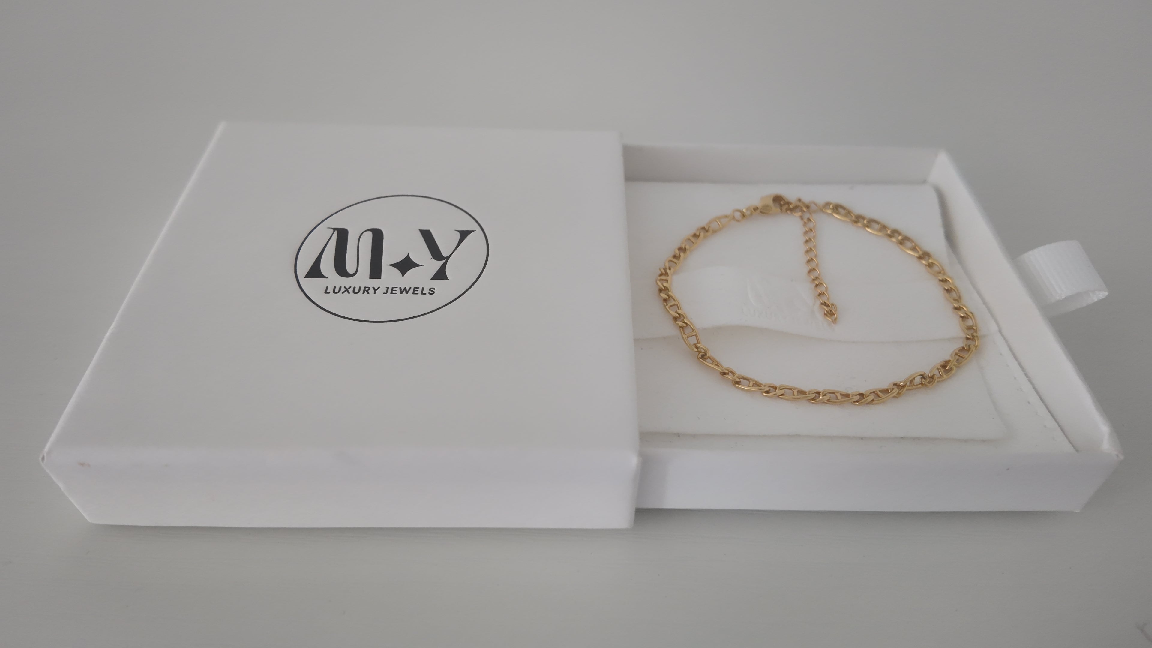 18K Gold Filled Mariner Chain Bracelet