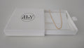 18k Gold Rolo Chain Anklet