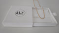 18k Gold Ball Satelite Twisted Chain Necklace