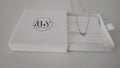 Sterling Silver Triangle Pendant Short Necklace