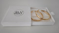 18K Gold Filled Basic Hoop Earrings