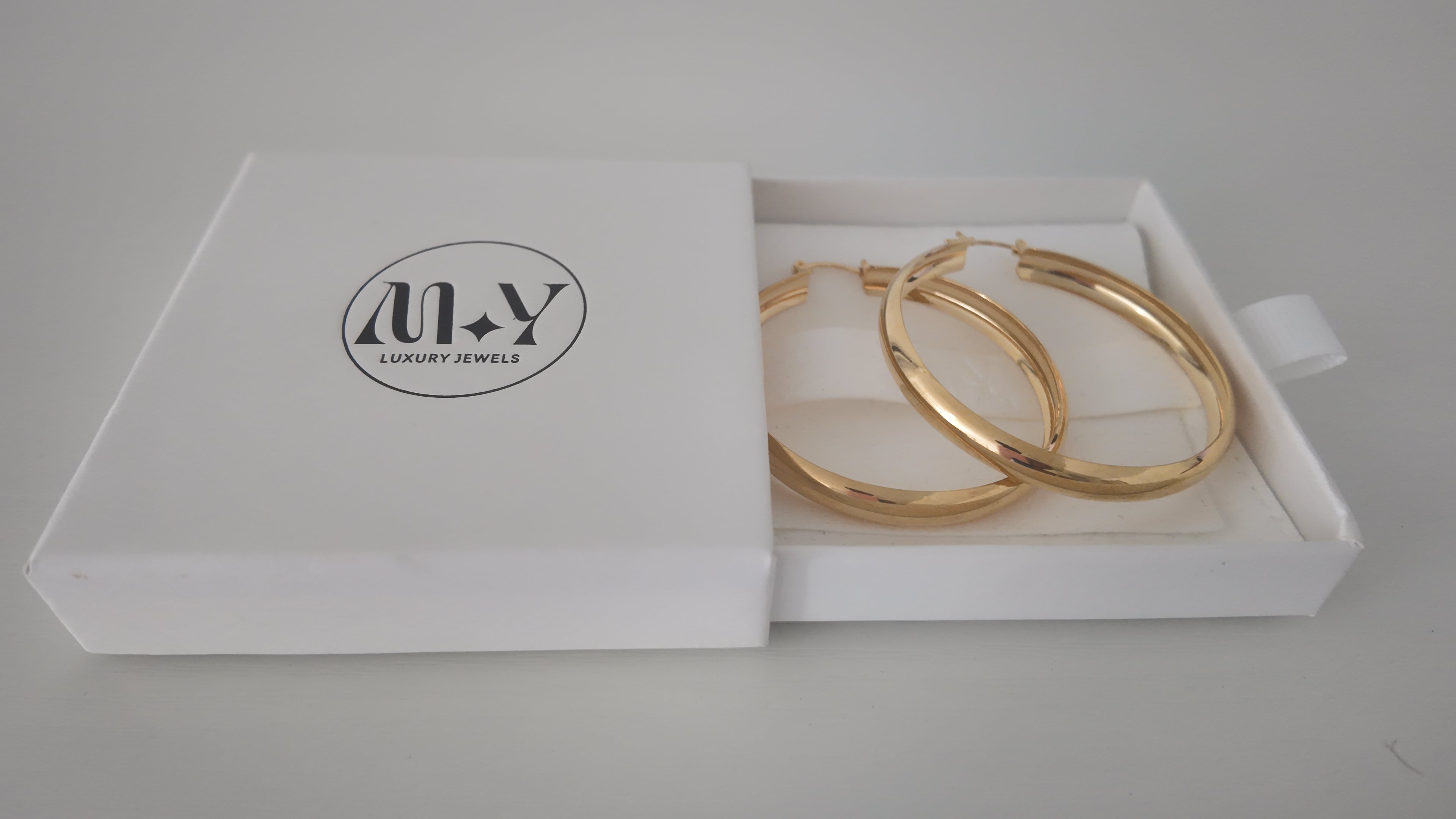 18K Gold Filled Basic Hoop Earrings