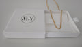 18K Gold Filled Curb Chain Necklace