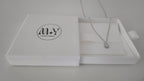 Stone Teardrop Pendant Short Necklace
