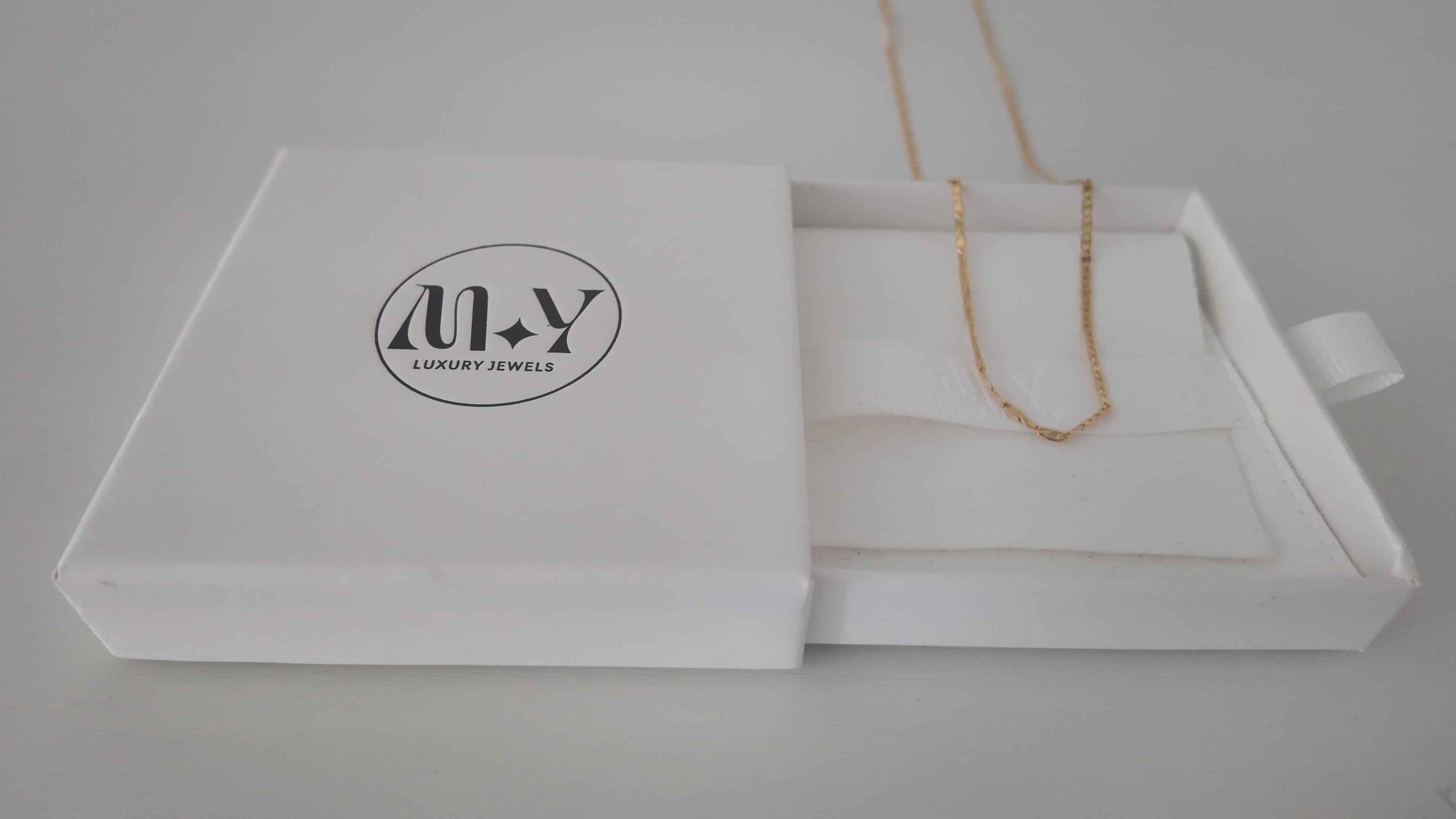 18K Gold Dipped Marine Chain Necklace