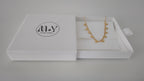 Gold Dipped Disc Fringe Anklet