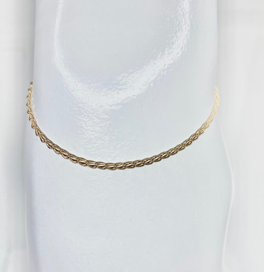 18K Gold Filled Delicate Chain Anklet